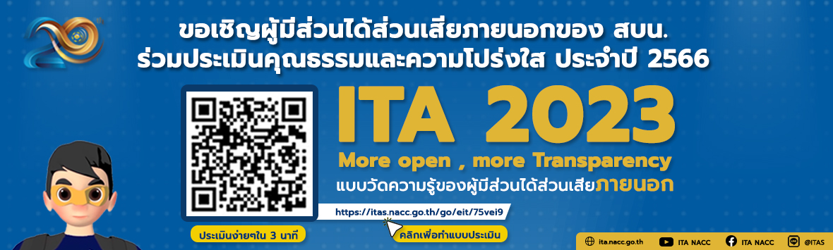การประเมินคุณธรรมและความโปร่งไส ประจำปี 2566